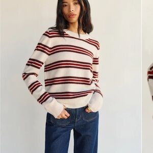 NWT Reformation Nikki Cashmere Crew Sweater!